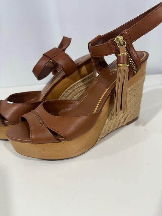 LAUREN RALPH LAUREN Gwen Tassel Detail | Mercari Lauren Ralph Lauren Gwen Leather Espadrille Wedge Sandals Tassel Size 9B